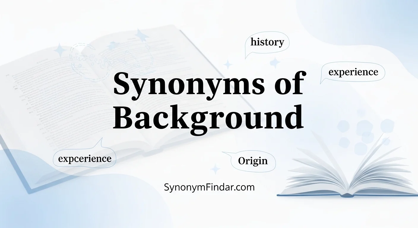 Synonyms of Background