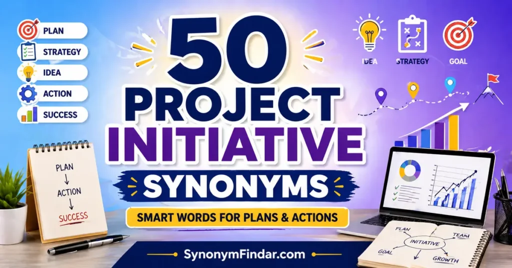 Project initiative synonyms