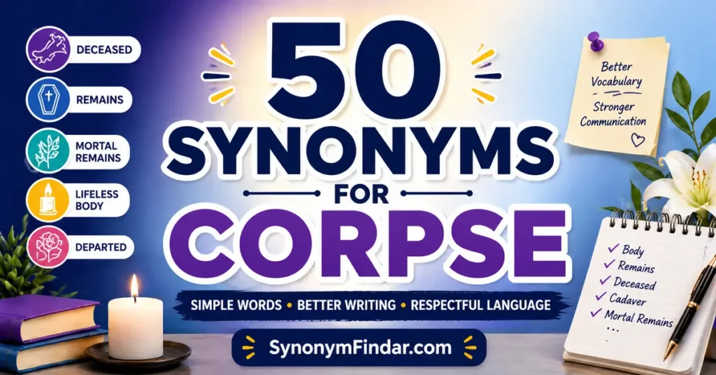 Synonyms for Corpse