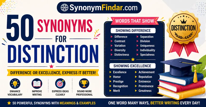Synonyms for Distinction