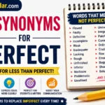 Synonyms for Imperfect