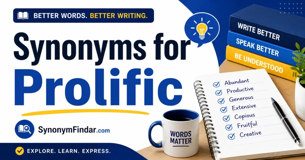 Synonyms for Prolific