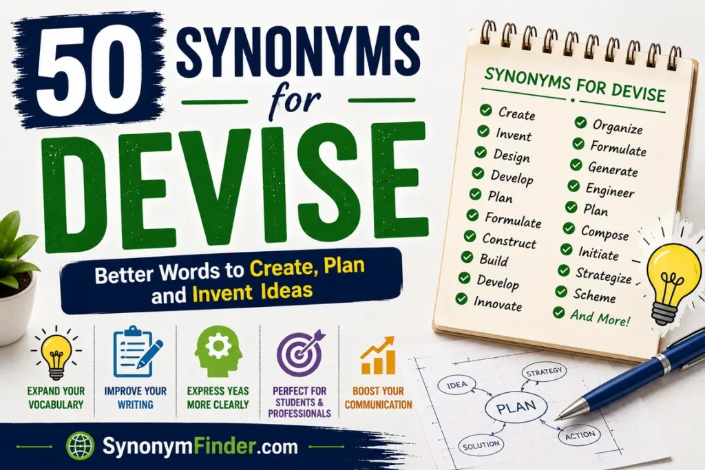 Synonyms for Devise