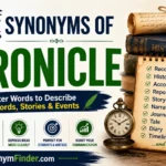 Synonyms of Chronicle
