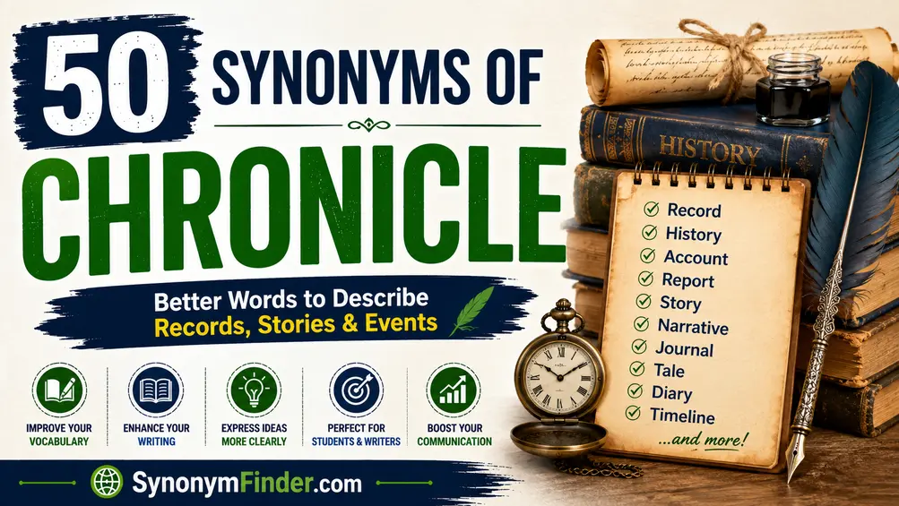 Synonyms of Chronicle