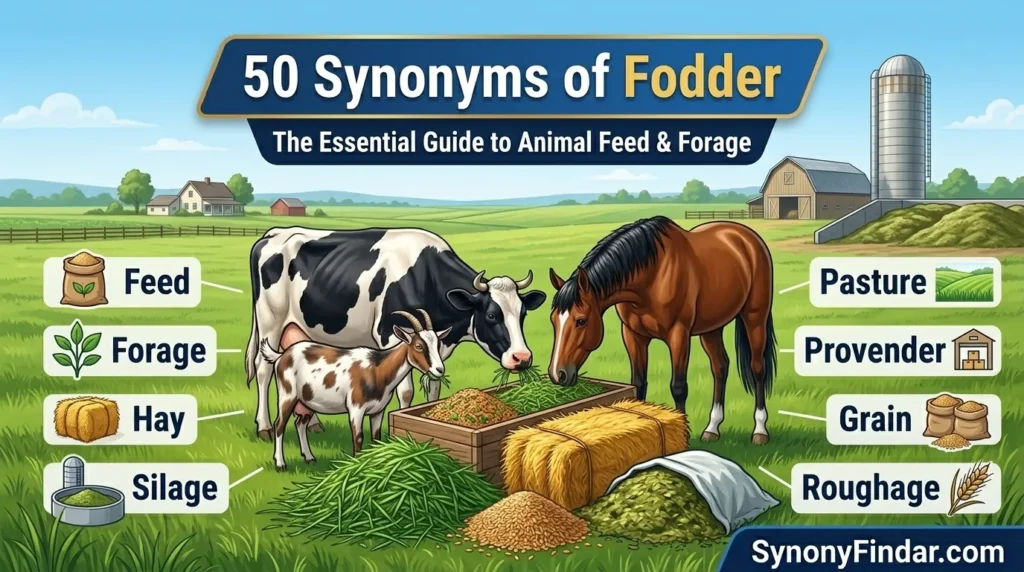 Synonyms of Fodder