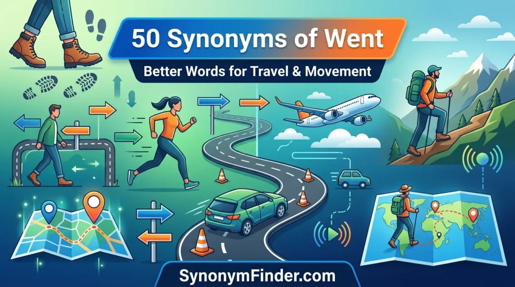 Synonyms of Went