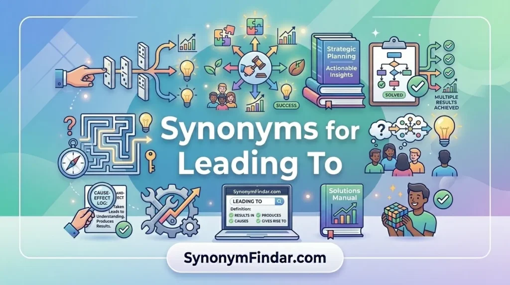 Leading To Synonyms
