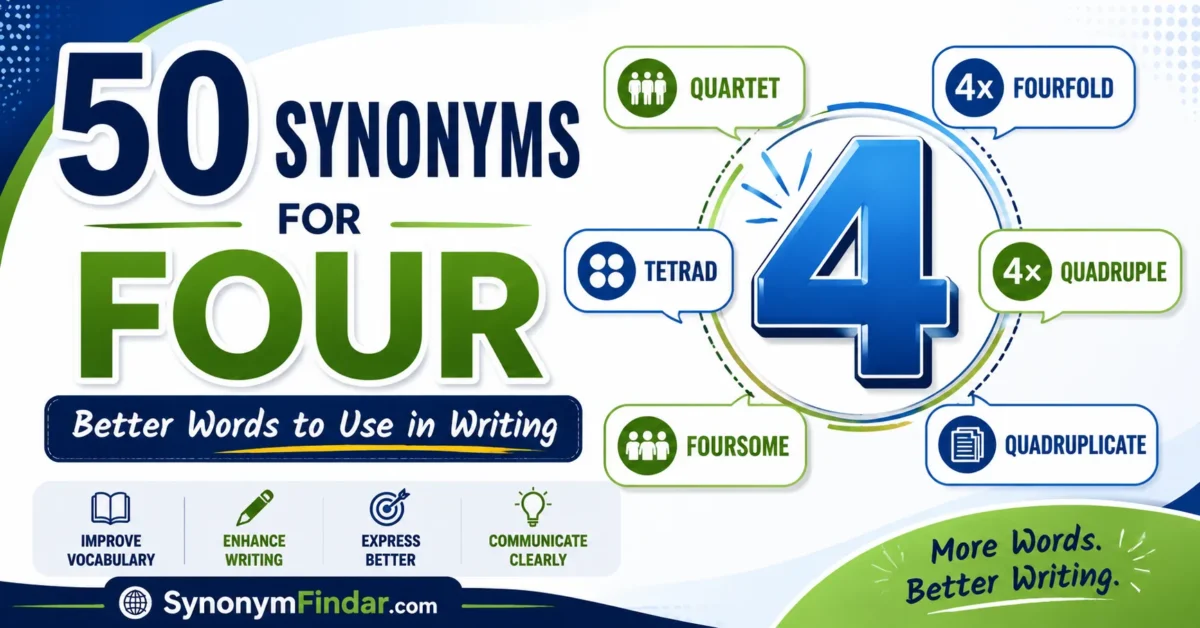 50 Synonyms for Four
