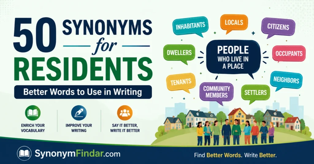 Synonyms for Residents