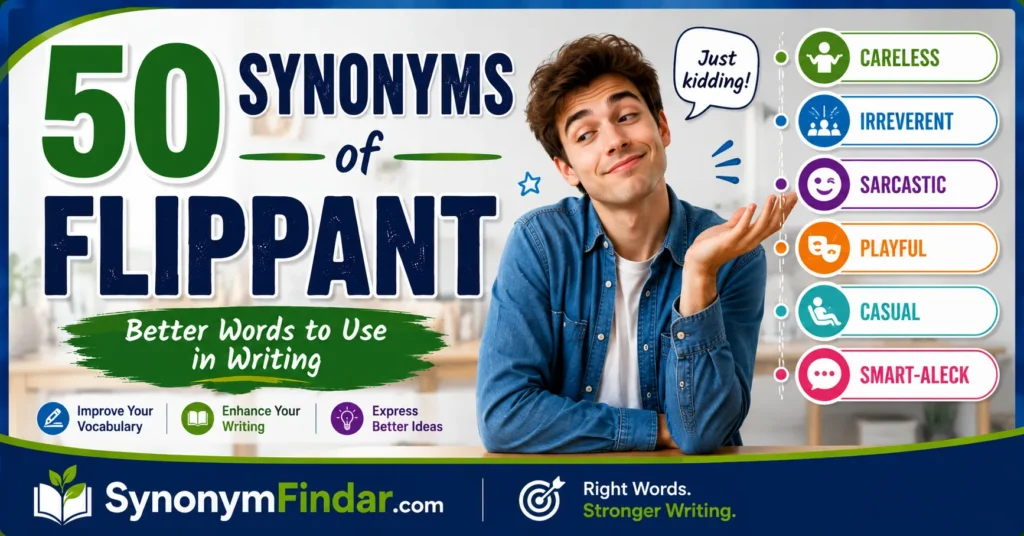 50 Synonyms of Flippant