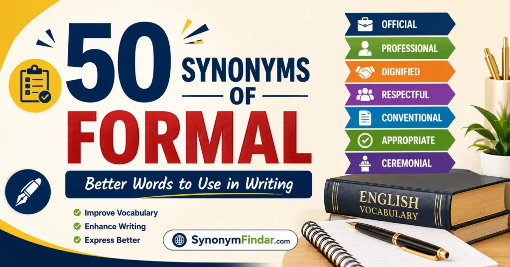 50 Synonyms of Formal