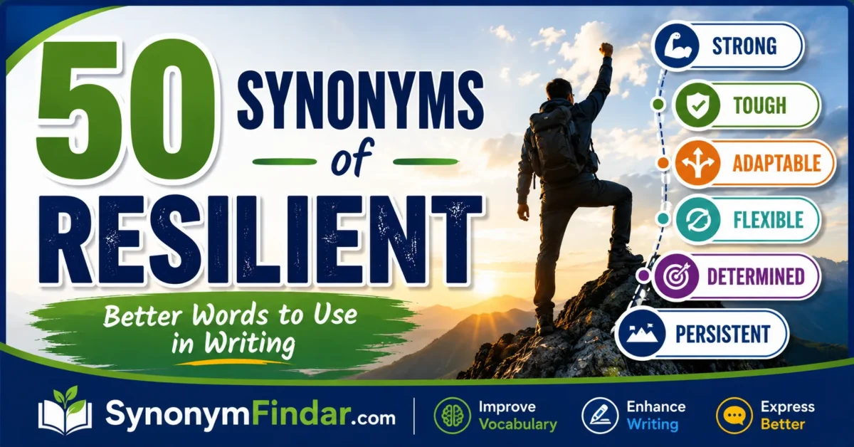 50+ Synonyms of Resilient